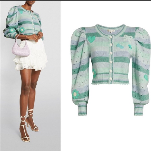 LoveShackFancy Vesper Cardigan - Picture 1 of 7